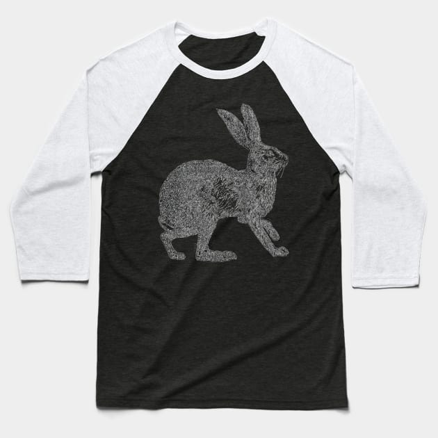 Vintage Hare Baseball T-Shirt by Shepherd